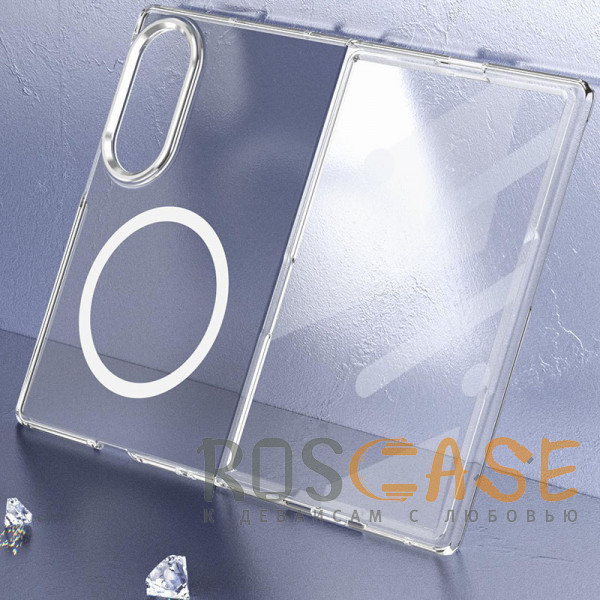 Фотография Прозрачный Crystal 3D Magsafe | Прозрачный пластиковый чехол для Samsung Galaxy Z Fold 8