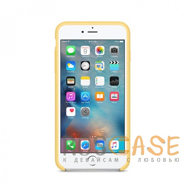 Изображение Желтый Канареечный Чехол Silicone Case для iPhone 6/6S