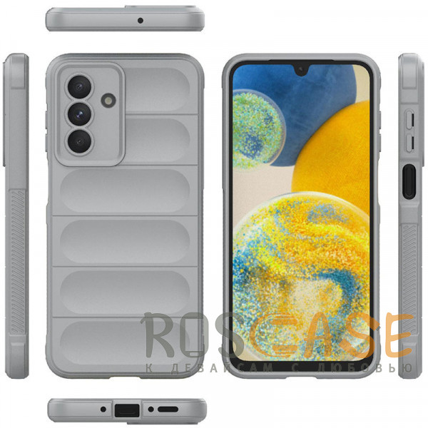 Фото Серый Flex Silicone | Противоударный чехол для Samsung Galaxy A26 5G с защитой камеры и микрофиброй