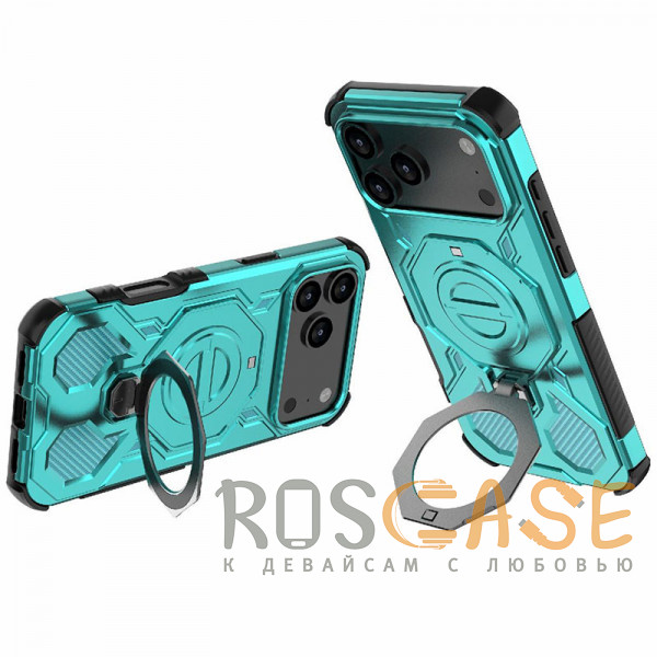 Фотография Голубой Magnus | Противоударный чехол с Magsafe для iPhone 17 Pro Max