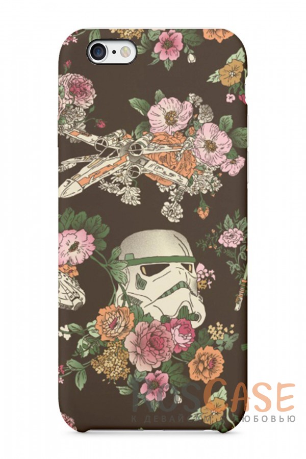Фото Star Wars Pattern Пластиковый чехол RosCase "Звездные войны" для iPhone 6/6s (4.7")