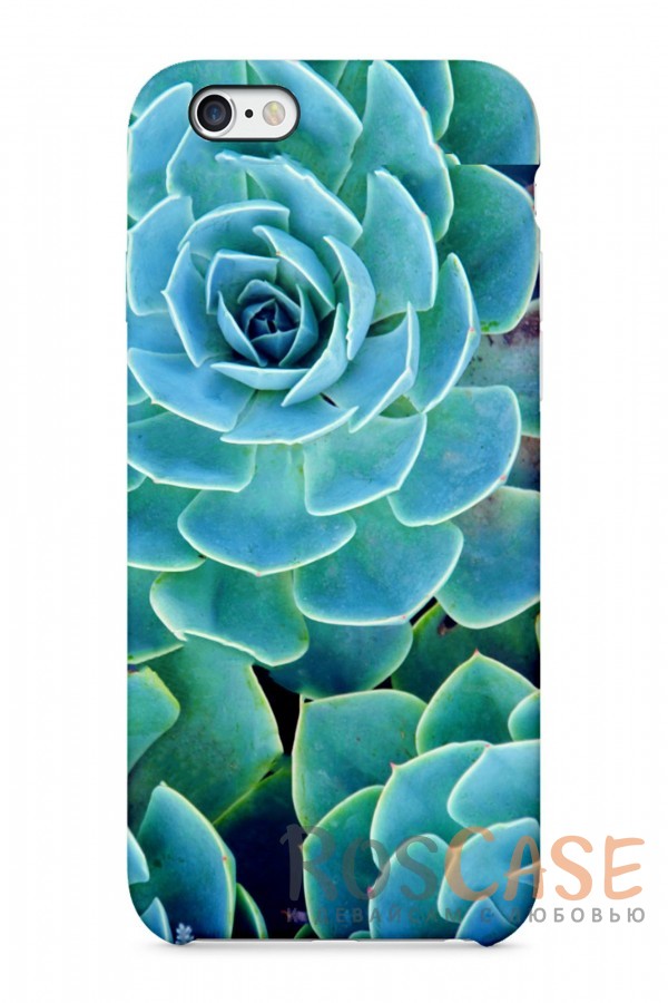 Фото Загадочный Цветок Пластиковый чехол RosCase "Цветы" для iPhone 6/6s (4.7")