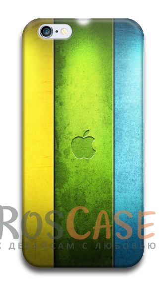 Фото №5 Пластиковый чехол RosCase с 3D нанесением "Лого Apple" для iPhone 4/4S
