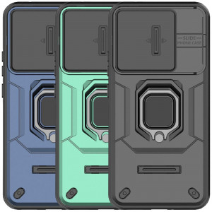 Transformer Ring Holder | Противоударный чехол с кольцом и шторкой камеры для Xiaomi Mi 15T