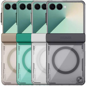 Nillkin Iceblade Magnetic | Полупрозрачный чехол с поддержкой Magsafe для Samsung Galaxy Z Flip 7