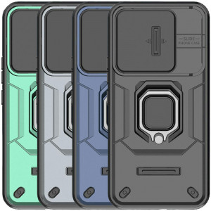 Transformer Ring Holder | Противоударный чехол с кольцом и шторкой камеры для Poco X8 Pro Max / Xiaomi Turbo 5 Max