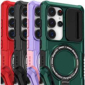 CamShield MagSafe | Противоударный чехол для Samsung Galaxy S26 Ultra со шторкой для камеры