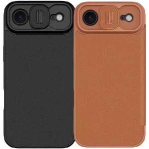 Nillkin Qin PRO | Чехол-книжка из Premium экокожи с защитой камеры для iPhone 17 Air