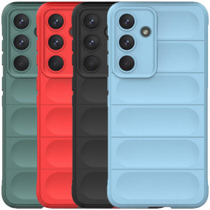 Flex Silicone | Противоударный чехол для Samsung Galaxy S25 FE с защитой камеры и микрофиброй