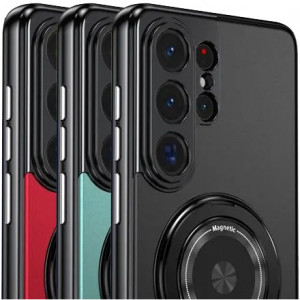 Чехол с кольцом Magsafe и алюминиевой вставкой для Samsung Galaxy S26 Ultra