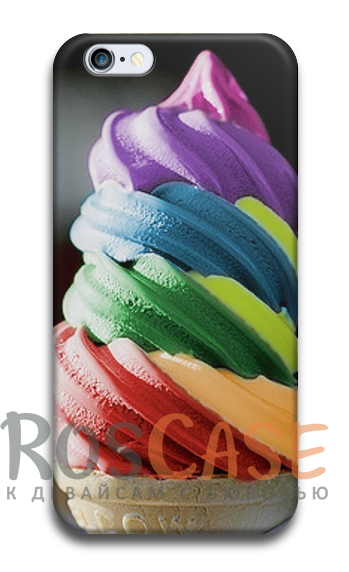 Фото Ice cream Пластиковый чехол RosCase "ЛЕТО!" для iPhone 5/5S/SE