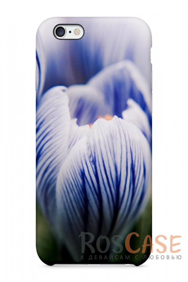 Фото Мгновения Весны Пластиковый чехол RosCase "Цветы" для iPhone 6/6s (4.7")